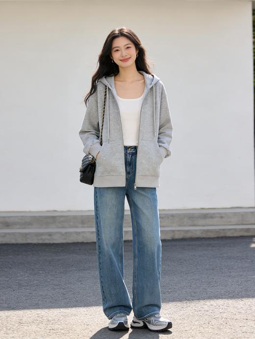 现货 臣禾	【三好卫衣】连帽休闲拉链外套	9261010275 商品图3