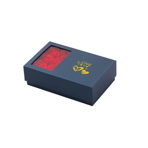 玫瑰花首饰礼盒 戒指耳钉项链套装盒 妇女节七夕节母亲节生日送礼适用 商品图5