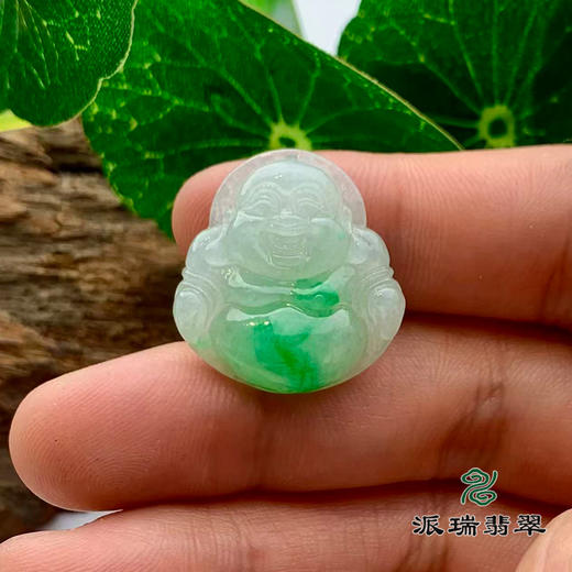 派瑞翡翠 翡翠佛 糯种 飘翠 商品图1