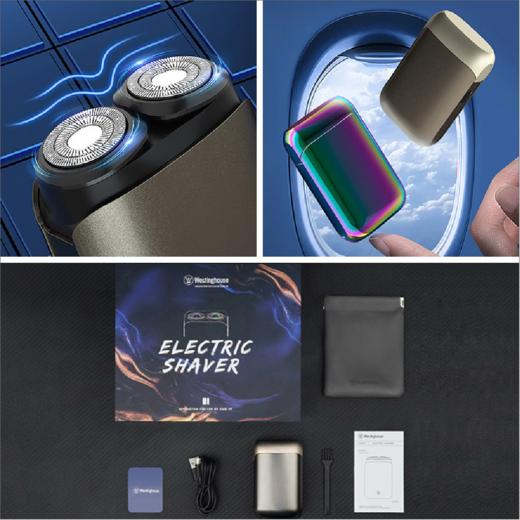 【1件包邮】西屋剃须刀  G20/240062 全身水洗 一冲即净 干湿双剃 商品图1