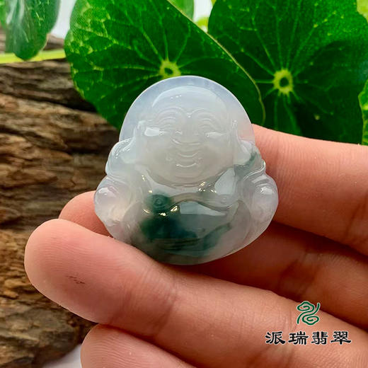 派瑞翡翠 翡翠佛 糯种 飘翠 商品图1