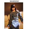 【商场同款-25春新品】MAXRIENY精致复古感立体压花牛仔短外套女(货号:MC85JA799) 商品缩略图2