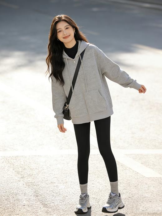 现货 臣禾	【三好卫衣】连帽休闲拉链外套	9261010275 商品图7