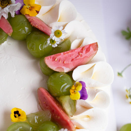 「卓卓高」TableCake｜「春风送暖 · 好日子」芭乐青提味圆桌糕 商品图5