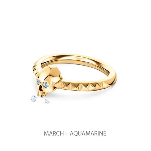 订购12周到｜Kasun-Ever After Birth-海蓝宝石 金色 戒指［英国设计师］ 商品图0