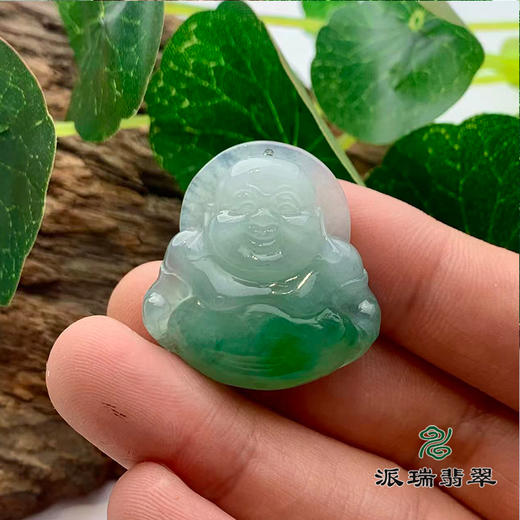 派瑞翡翠 翡翠佛 糯种 飘翠 商品图1