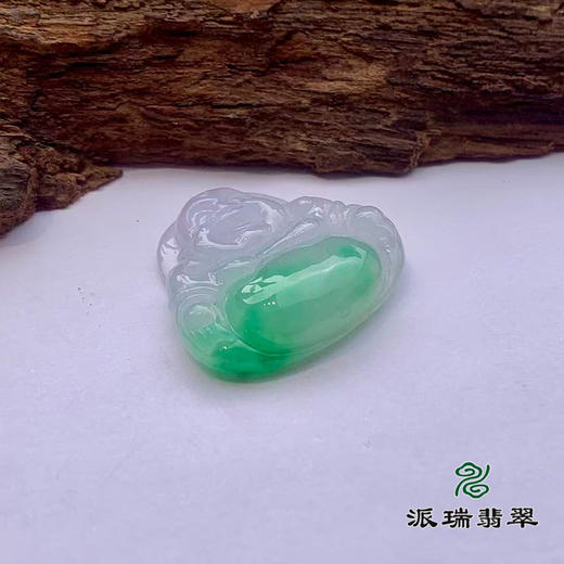 派瑞翡翠 翡翠佛 糯种 飘翠 商品图3