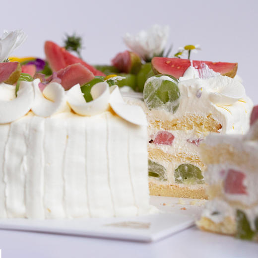 「卓卓高」TableCake｜「春风送暖 · 好日子」芭乐青提味圆桌糕 商品图6