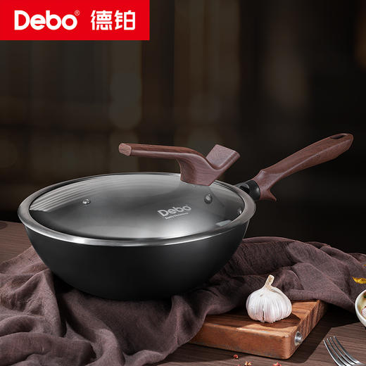 Debo德铂-泽纳斯炒锅 传承级铁锅（配玻璃锅盖） 商品图6