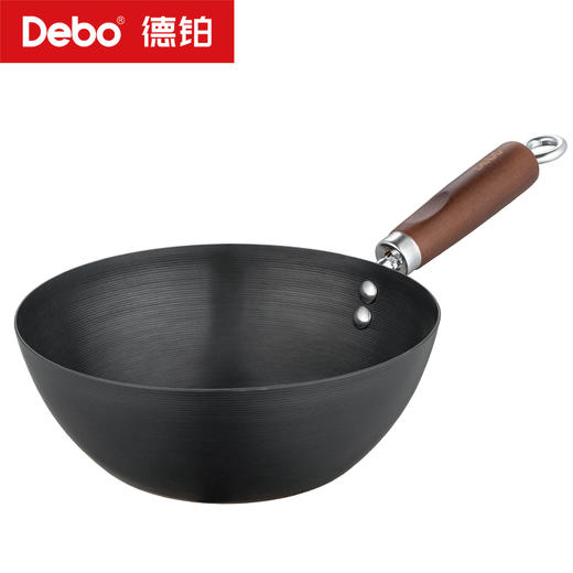 Debo德铂-欧岱拉炒锅 室氮防锈铁锅 商品图7