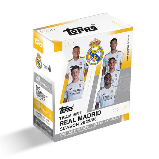 Topps 2025/26 皇马队盒 足球球星卡 商品图3