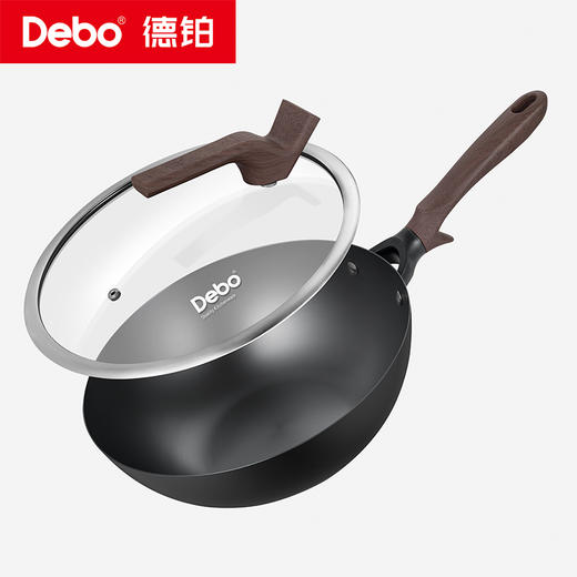 Debo德铂-泽纳斯炒锅 传承级铁锅（配玻璃锅盖） 商品图11