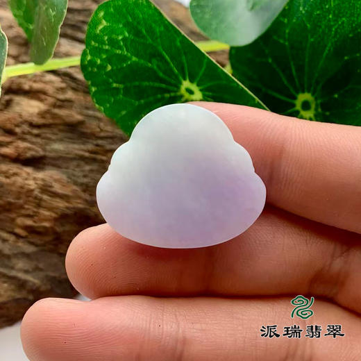 派瑞翡翠 翡翠佛 糯种 紫色 商品图2