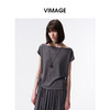 VIMAGE纬漫纪2026夏季新款一字领通勤百搭慵懒气质上衣V2513222 商品缩略图3