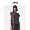 VIMAGE纬漫纪2026夏季新款一字领通勤百搭慵懒气质上衣V2513222 商品缩略图5