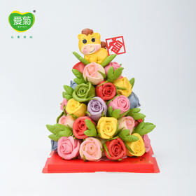 [爱菊花馍]金马踏花（10寸）