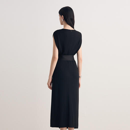 EITIE爱特爱法式气质V领显瘦收腰无袖连衣裙2026夏季新款8607317 商品图4