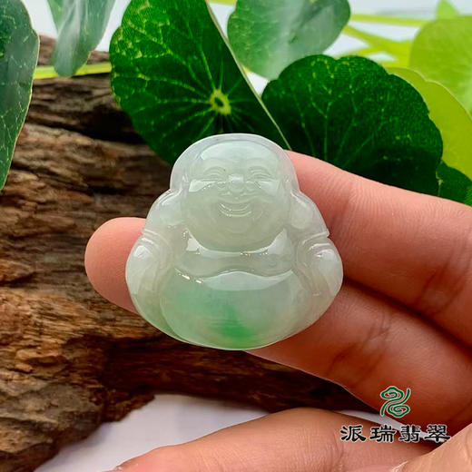 派瑞翡翠 翡翠佛 糯种 飘翠 商品图1