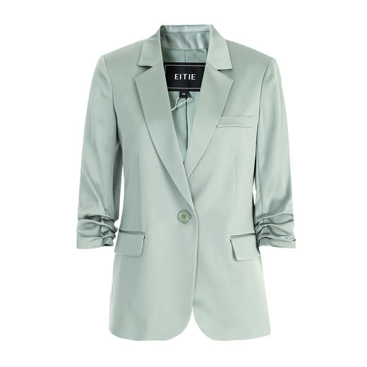 EITIE爱特爱夏季新款气质干练修身薄款七分袖收腰西装外套27803507 商品图5