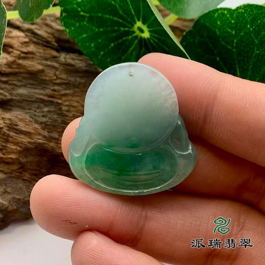 派瑞翡翠 翡翠佛 糯种 飘翠 商品图2