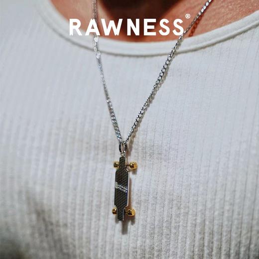 Rawness/契健 新款滑板项链 银色 商品图3