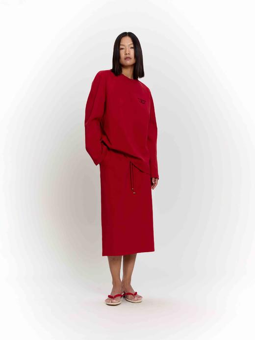 松紧腰头针织半裙 商品图0