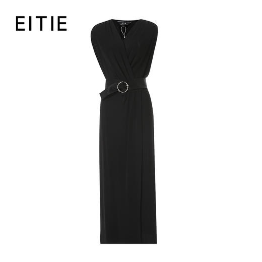 EITIE爱特爱法式气质V领显瘦收腰无袖连衣裙2026夏季新款8607317 商品图6