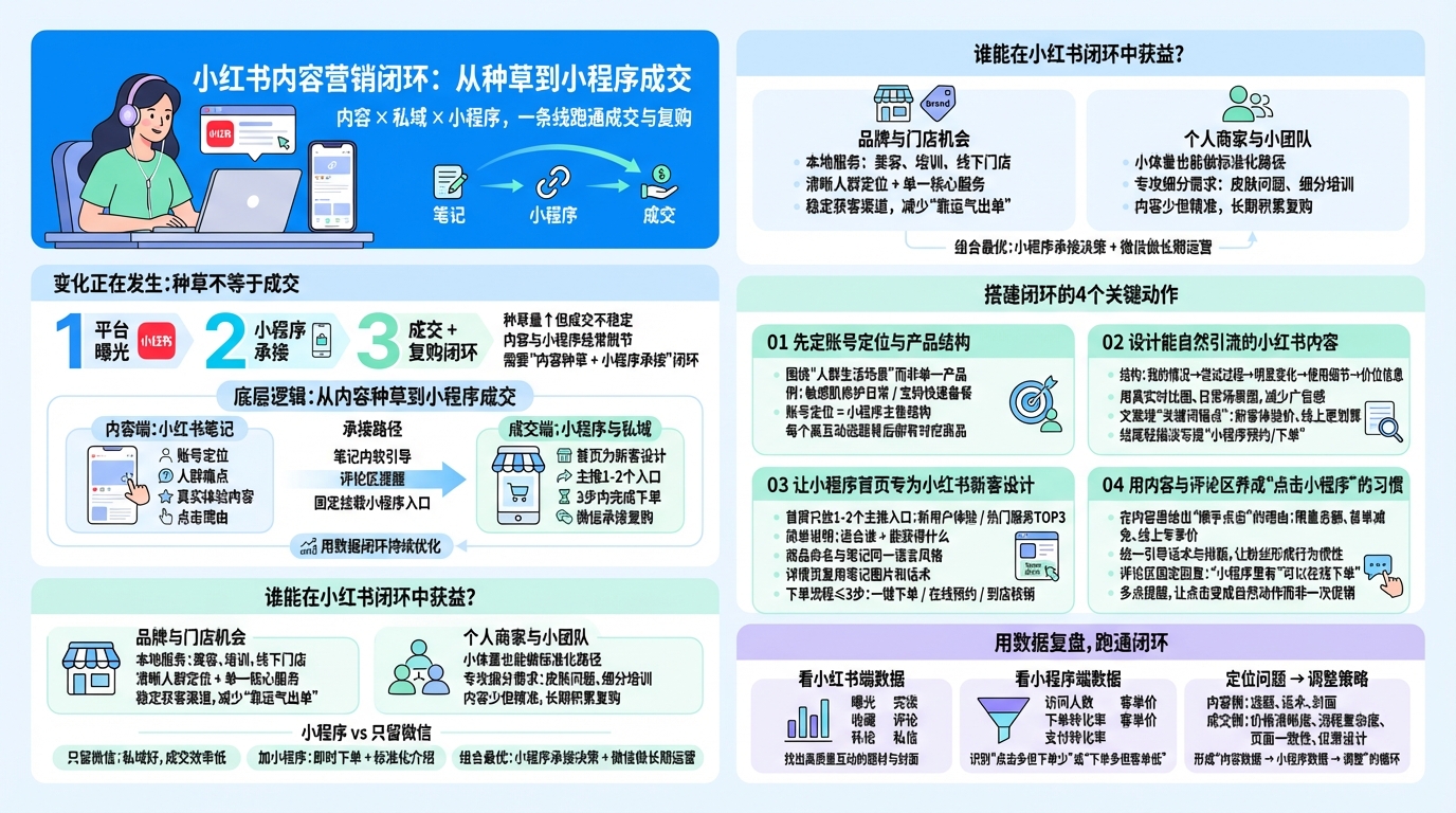 一、小红书内容营销怎么定位，才能为成交打基础？
