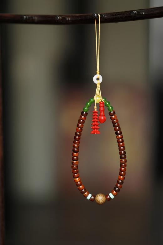 海黄【笙茗】4x7mm44颗挂件手串 商品图0