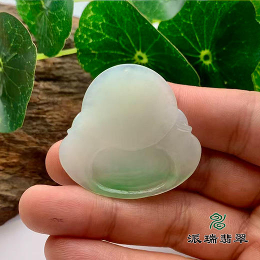 派瑞翡翠 翡翠佛 糯种 飘翠 商品图2