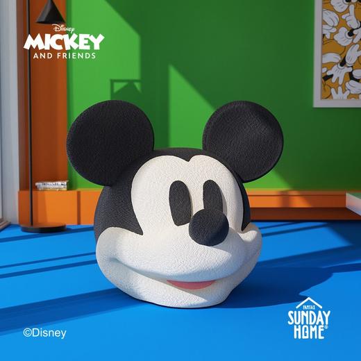 Sunday home 米奇头沙发 迪士尼米奇头单人布艺沙发潮流家居客厅卧室创意摆件 商品图1
