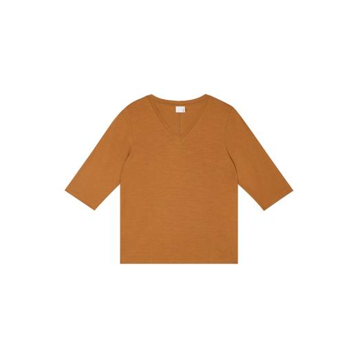 OneupV领竹节七分袖T恤 商品图5