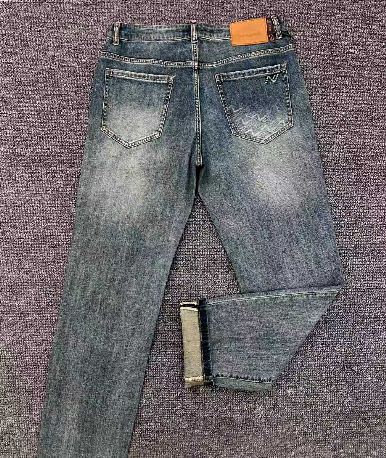 男装26春夏新品牛仔直筒长裤2219-K1509