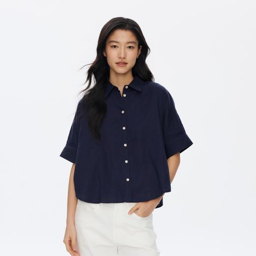Oneup天丝亚麻短袖衬衫 商品图2