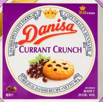丹麦 皇冠曲奇葡萄干 90g*6 商品图1