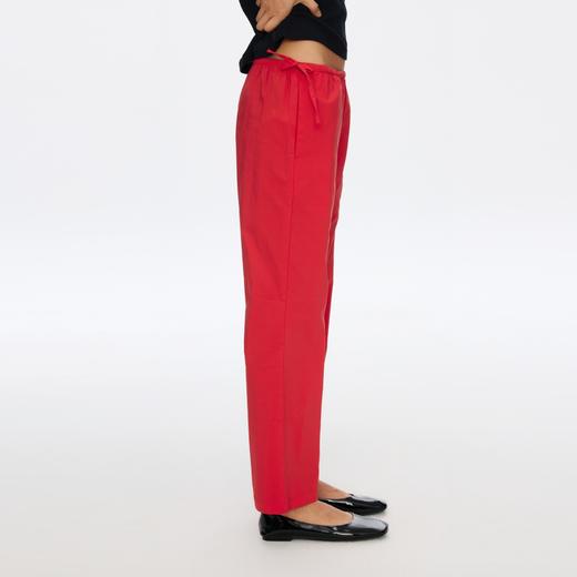 Oneup系带薄料合身九分裤 商品图3