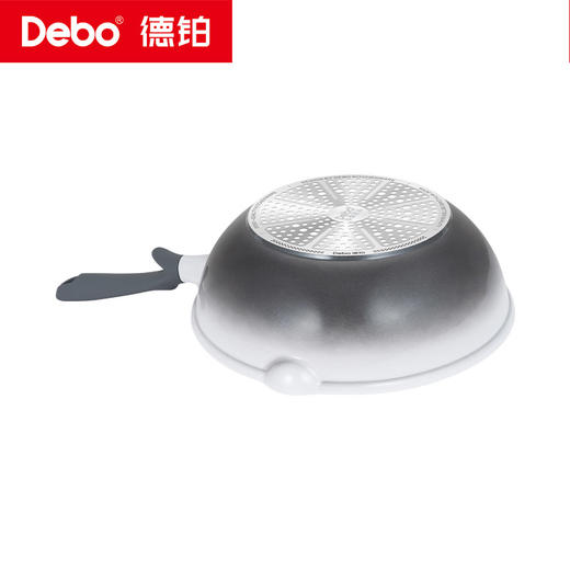 Debo德铂-霍普炒锅 霍顿炒锅 霍尔利煎锅 霍姆汤锅 霍雷希亚奶锅 陶瓷钛不粘 0涂层0氟更健康（配玻璃锅盖、硅胶铲/勺） 商品图13
