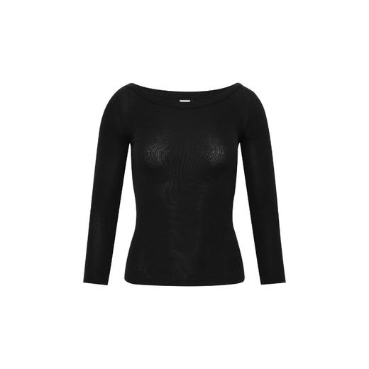 Oneup天丝亚麻修身七分袖T恤 商品图5