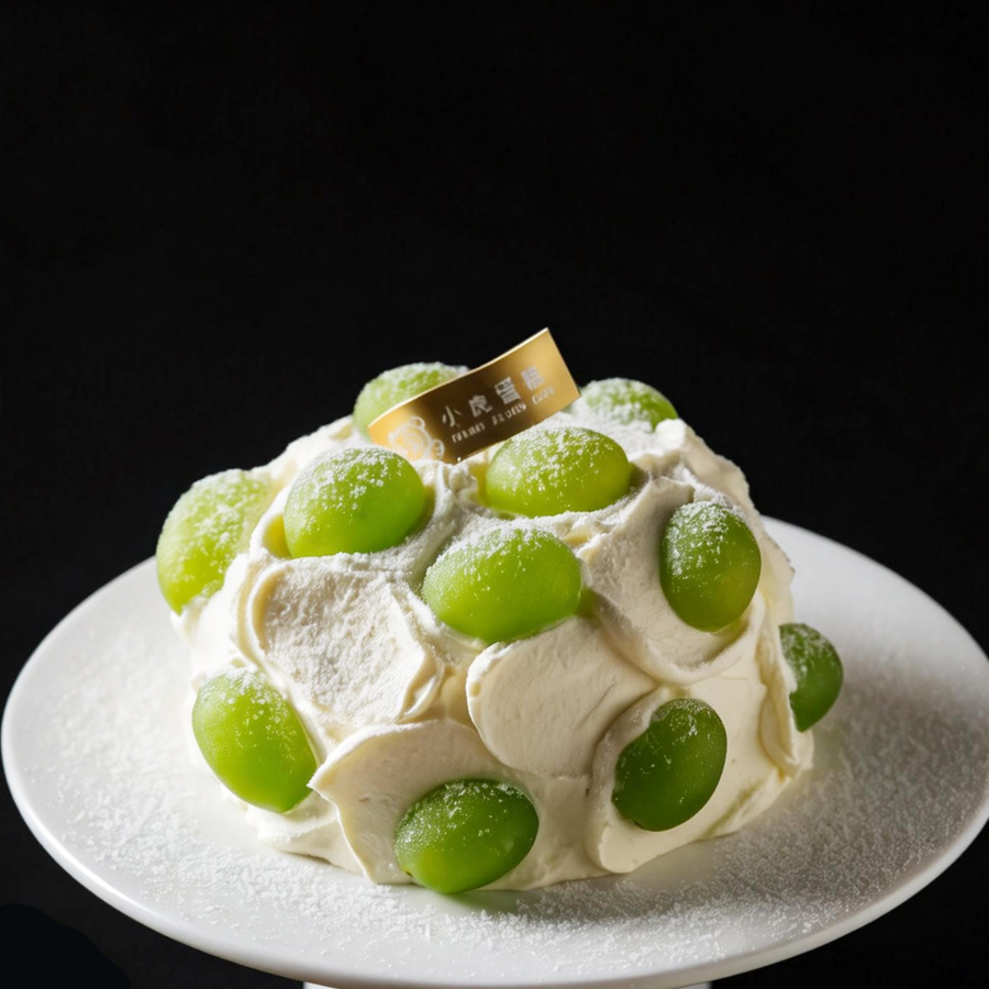 玫瑰青提酸奶半糖蛋糕