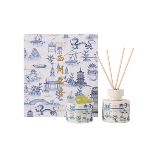 宋朝西湖十景无火香薰 120m1+扩香石【西湖龙井礼盒】 商品图3