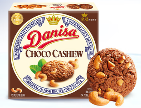 皇冠 丹麦曲奇(巧克力腰果) 90G*6