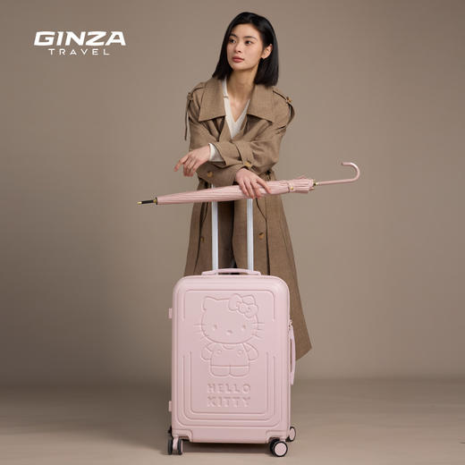 银座 X HELLO KITTY 联名系列时尚潮流 20寸拉链登机箱6730L 商品图1
