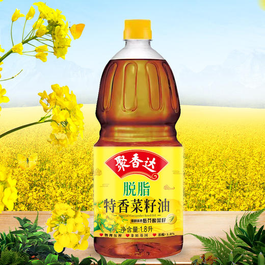 【严选】荆楚粮油 湖北襄阳元大非转基因聚香达脱脂特香菜籽油1.8L（厂家直发） 商品图2