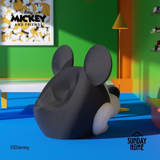 Sunday home 米奇头沙发 迪士尼米奇头单人布艺沙发潮流家居客厅卧室创意摆件 商品图2