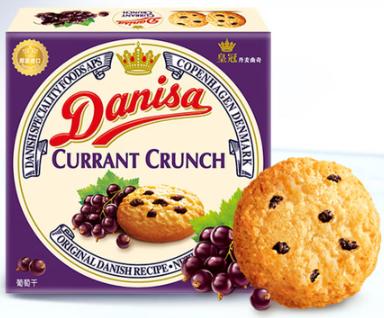 丹麦 皇冠曲奇葡萄干 90g*6 商品图0