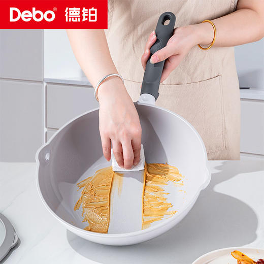 Debo德铂-霍普炒锅 霍顿炒锅 霍尔利煎锅 霍姆汤锅 霍雷希亚奶锅 陶瓷钛不粘 0涂层0氟更健康（配玻璃锅盖、硅胶铲/勺） 商品图7