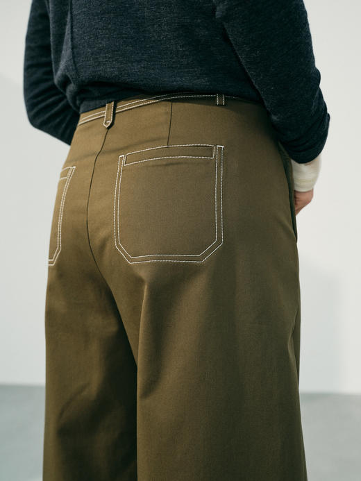 7分弯刀裤 商品图5