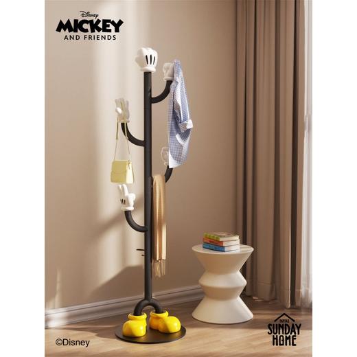 Sunday home 米奇百手衣帽架 迪士尼米奇百手衣帽架摆件客厅挂包架落地轻奢创意衣架 商品图3