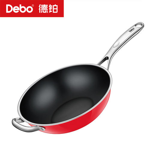 Debo德铂-喜马拉雅陶钢珐琅系列奶锅 汤锅 炒锅 高颜珐琅 0氟0涂层（配锅盖） 商品图11