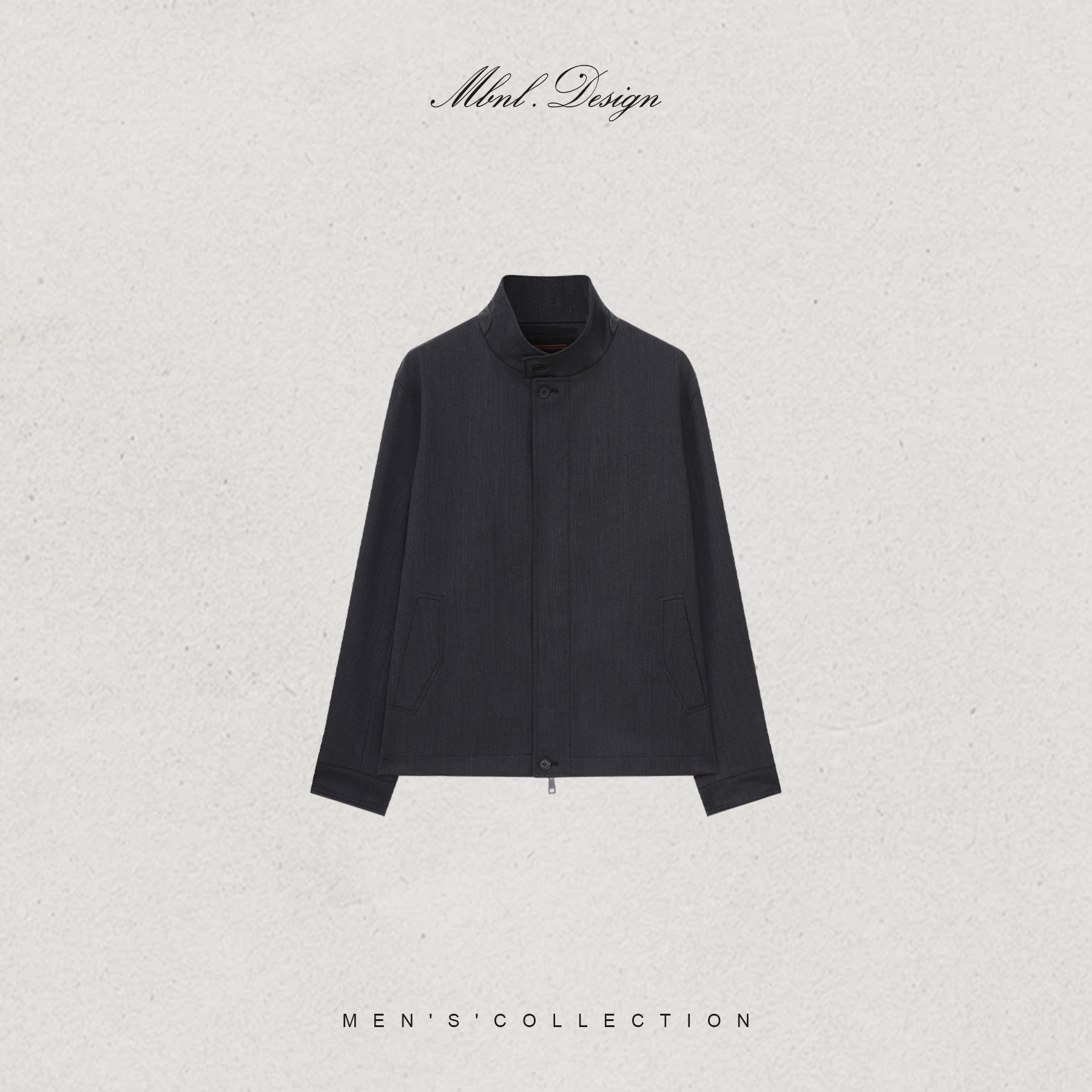 男装「杰尼.BR」羊毛蚕丝定纺软糯挺括夹克LL-LWT5015 O3商品图2